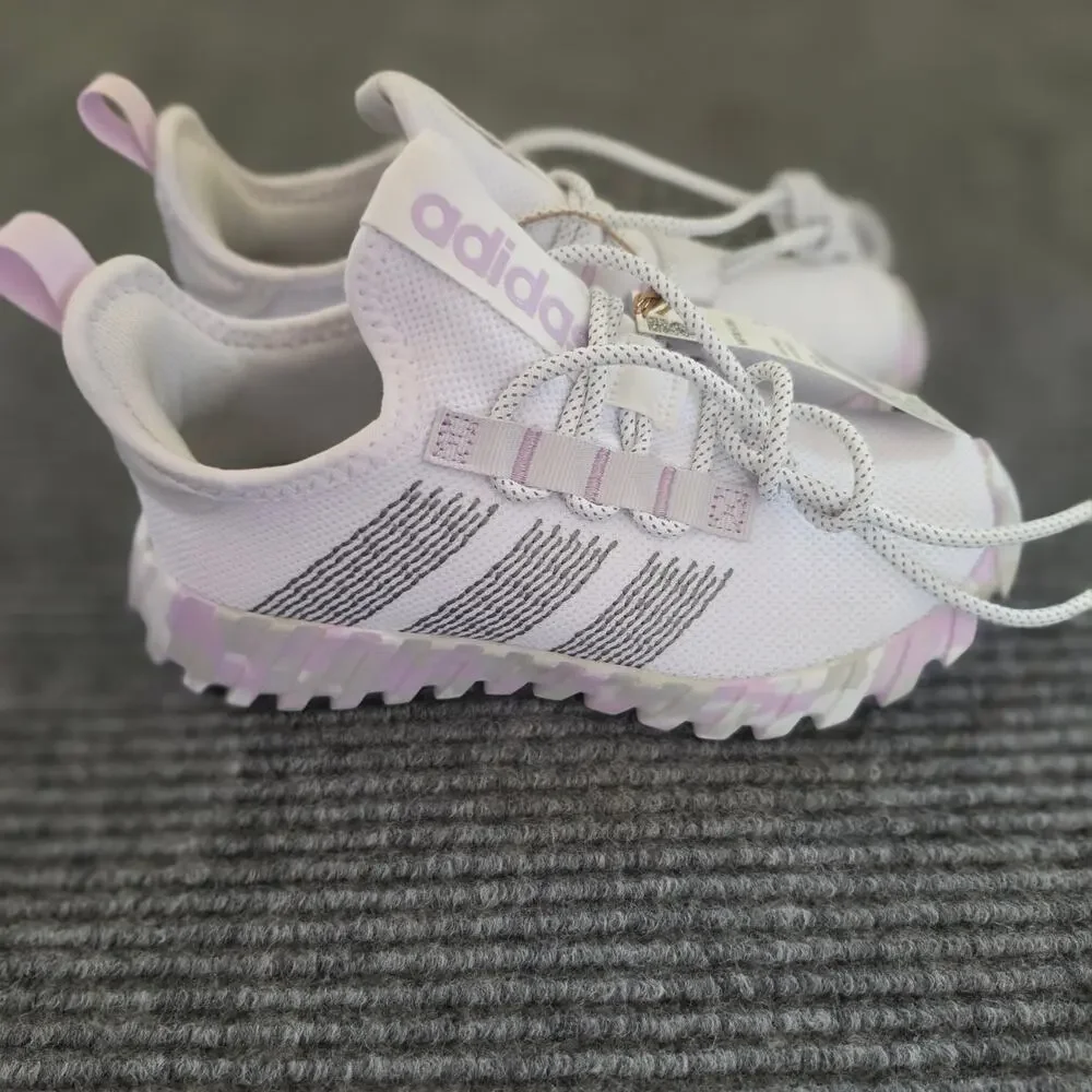 Adidas Kaptir Flow K JRO430 Kids Sneakers Cloud White Grey Size 13K Slip-On